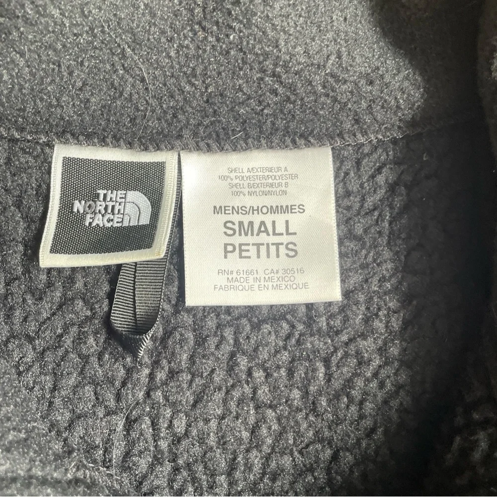 Vintage North Face Fleece Vest Mens Size Small Black